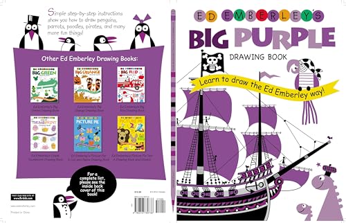 Ed Emberley's Big Purple Drawing Book (Ed Emberley Drawing Books) Cover