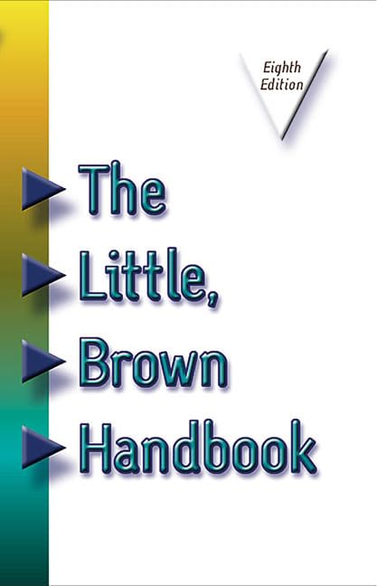 The Little, Brown handbook Cover