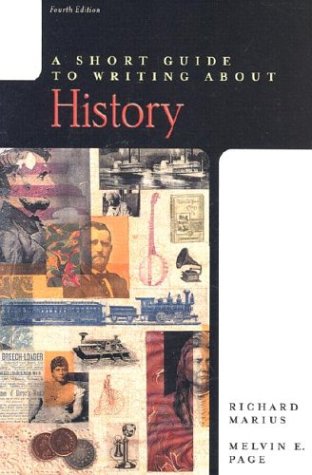 A short guide to writing about history. Cover