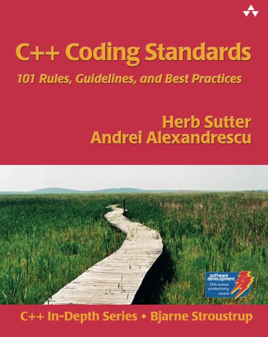 C [plus plus] coding standards Cover