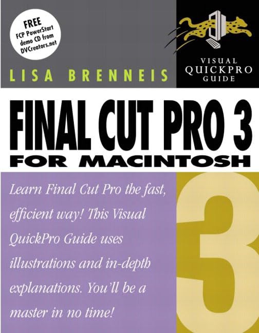 Final cut pro 3 for Macintosh Cover