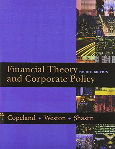 Financial theory and corporate policy Cover