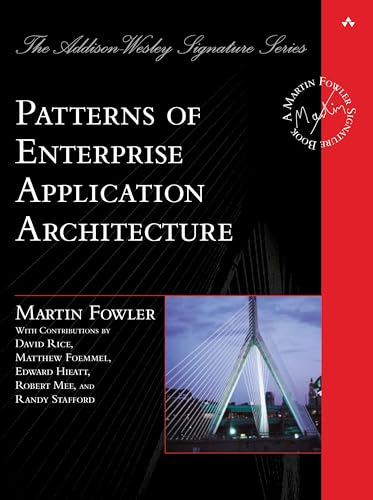 Patterns of enterprise application architecture Cover