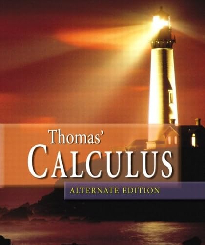 Thomas' Calculus, Alternate Edition (9th Edition) Cover