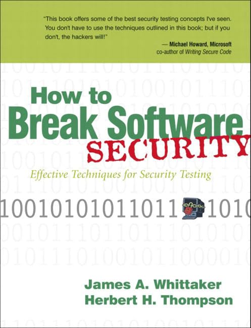 How to Break Software Security Cover