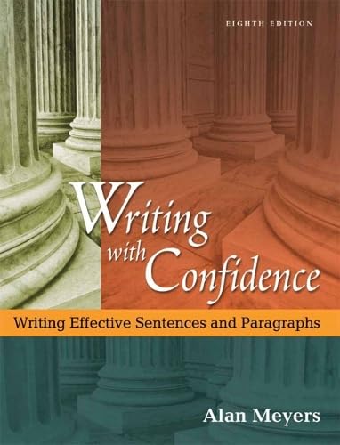 Writing with confidence Cover