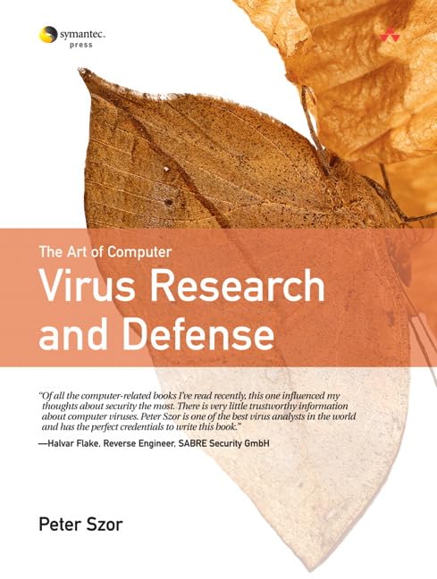 The art of computer virus research and defense Cover