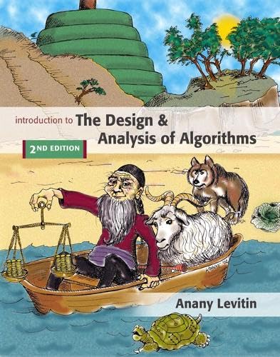 Introduction to the design & analysis of algorithms Cover