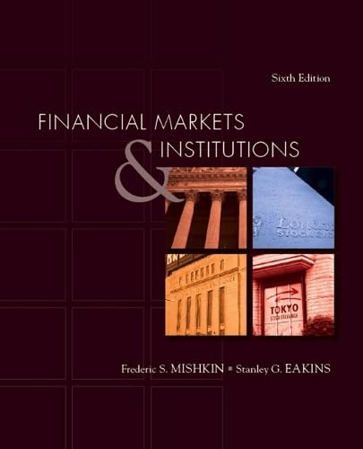 Financial Markets and Institutions (6th Edition) Cover