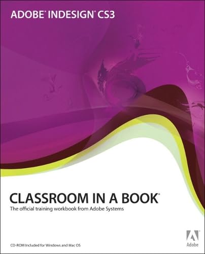 Adobe InDesign CS3 Classroom in a Book Cover