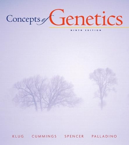 Concepts of Genetics (9th Edition) Cover