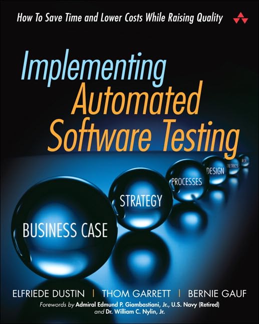 Implementing automated software testing Cover