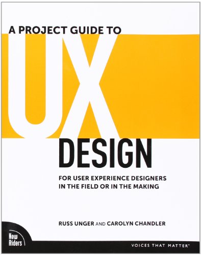 A project guide to UX design Cover