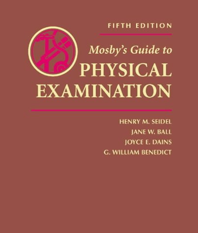 Mosby's guide to physical examination Cover