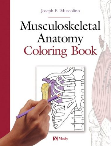 Musculoskeletal Anatomy Coloring Book Cover