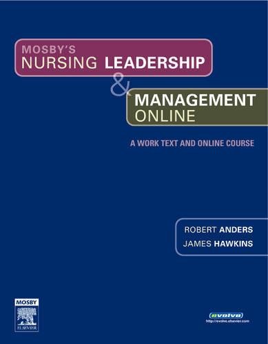 Mosby's nursing leadership and management online Cover