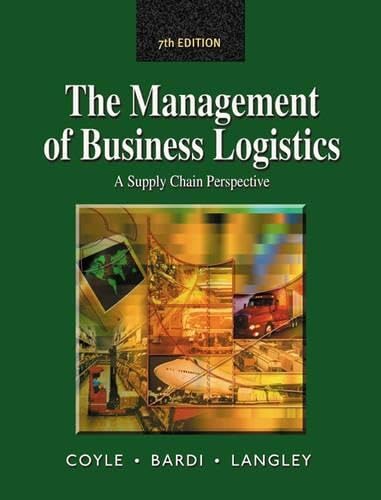 The management of business logistics Cover