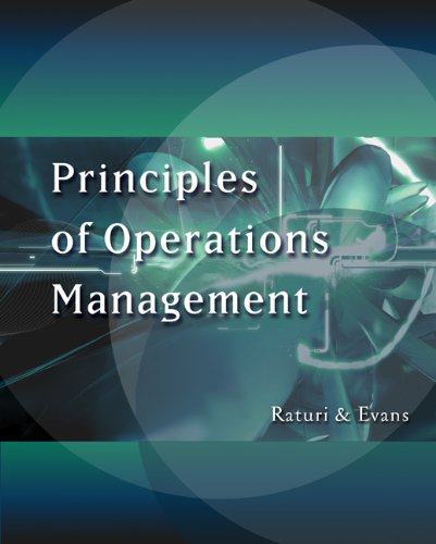Principles of operations management Cover