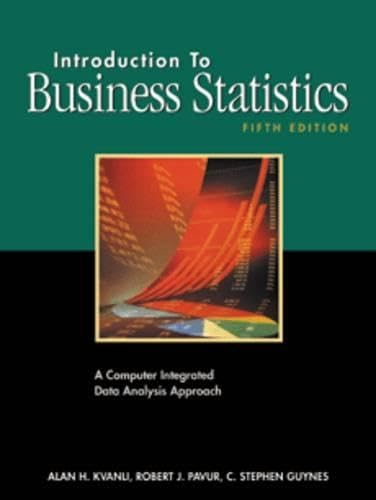 Introduction to business statistics Cover