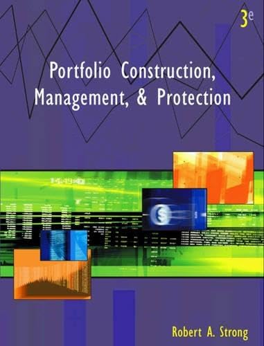 Portfolio construction, management, and protection Cover