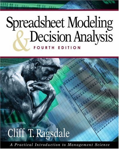 Spreadsheet modeling & decision analysis Cover