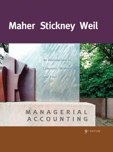 Managerial accounting Cover