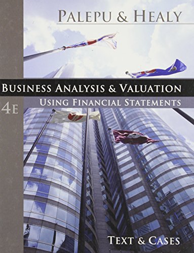Business analysis & valuation Cover