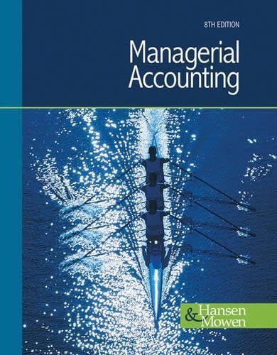 Managerial Accounting Cover