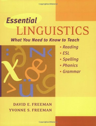 Essential linguistics Cover