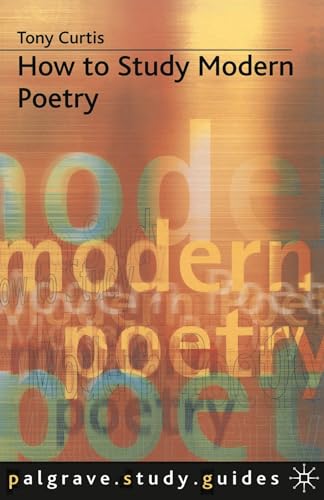 How to Study Contemporary Poetry (How to Study Literature) Cover