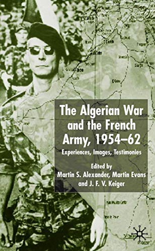 The Algerian war and the French Army, 1954-62 Cover