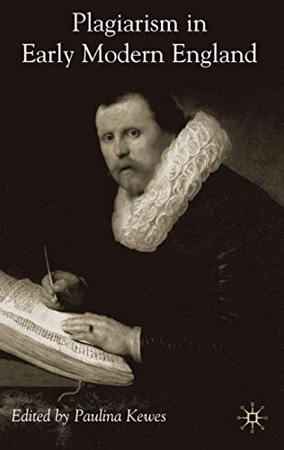 Plagiarism in early modern England Cover
