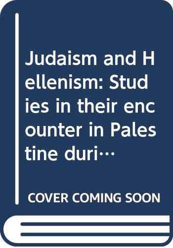 Judaism and Hellenism Cover