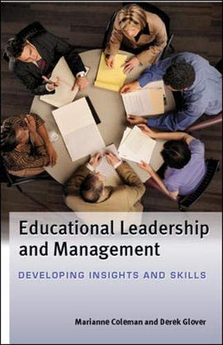 Educational Leadership and Management: Developing Insights and Skills Cover