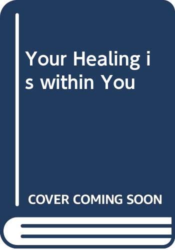 Your healing is within you Cover
