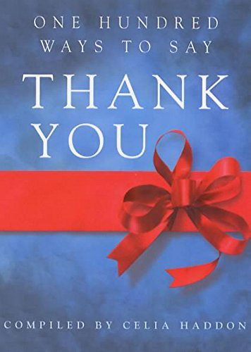 One Hundred Ways to Say Thank You Cover