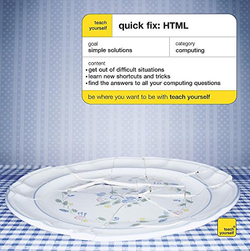 Teach Yourself Quick Fix HTML Cover