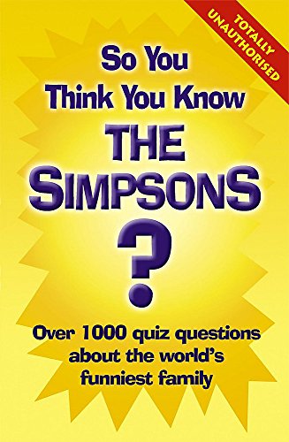 So You Think You Know the "Simpsons" Cover