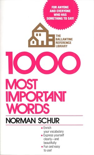 1,000 most important words Cover