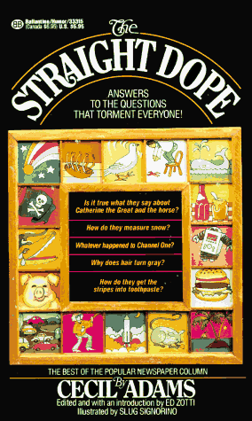 The straight dope Cover