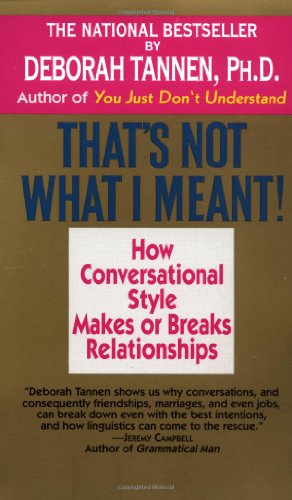 That's not what I meant! Cover