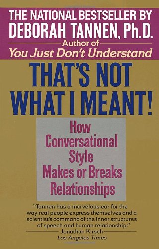 That's not what I meant! Cover