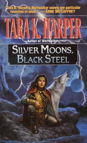 Silver moons, black steel Cover