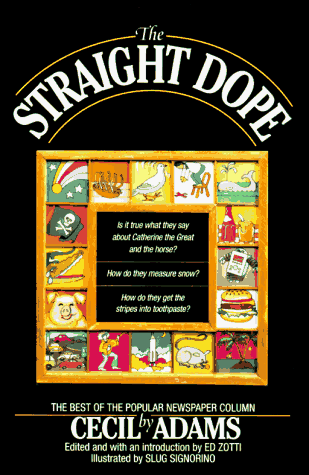 The straight dope Cover
