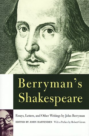 Berryman's Shakespeare Cover