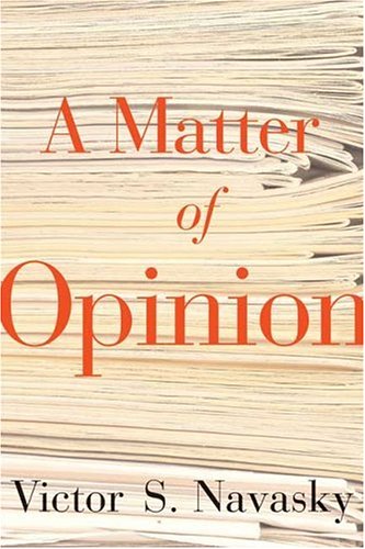 A matter of opinion Cover