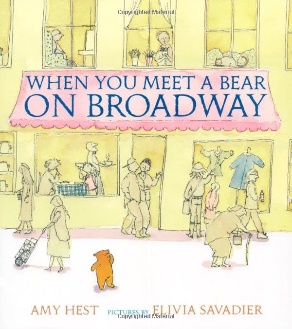 When you meet a bear on Broadway Cover
