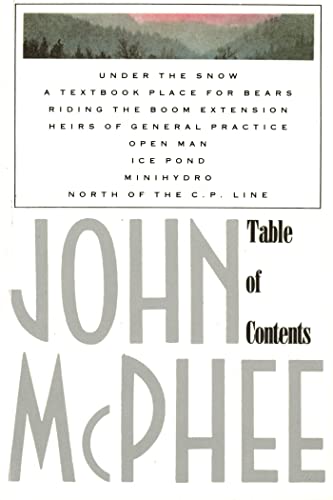 Table of Contents Cover