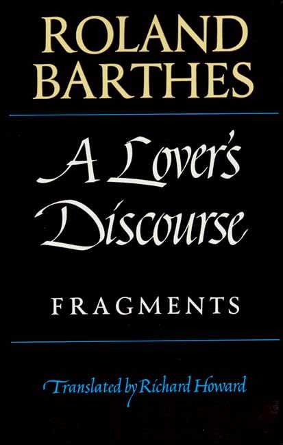 A Lover's Discourse Cover