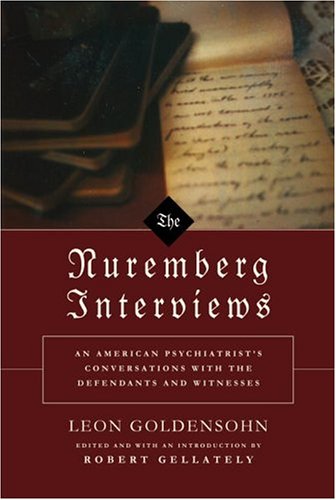 The Nuremberg interviews Cover